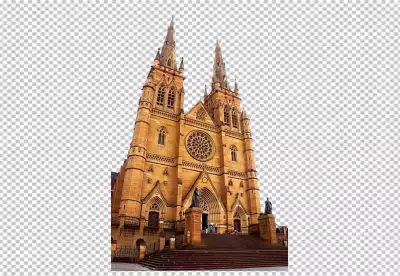 Simple and minimalist church PNG