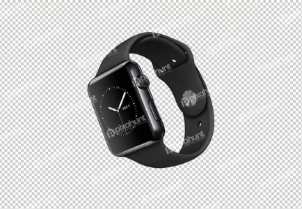 Isolated Apple Watch Series 2 Apple Watch Series 1 Smartwatch Stainless steel, Black smart watch