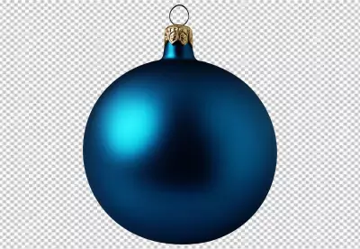 Christmas decor isolated on transparent BG PNG