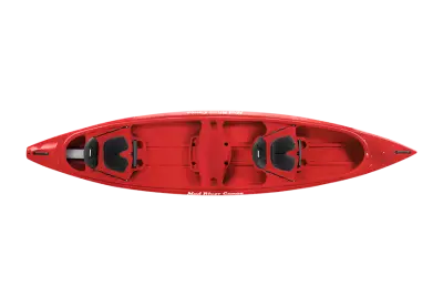 Red color tow sit boat