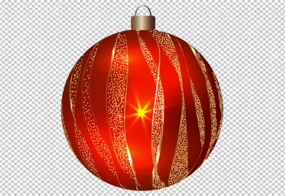 A set of ornaments with a geometric design on them