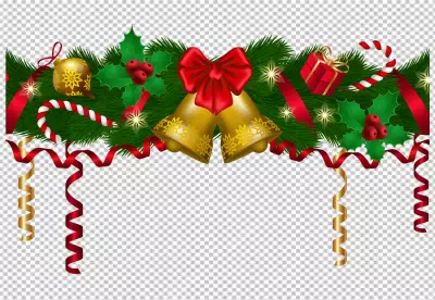 Christmas and New Year Transparent Background