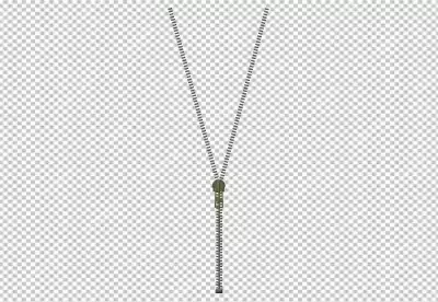 zipper is closed and the pull is at the bottom of the zipper