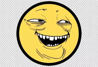 Yellow emojis troll face