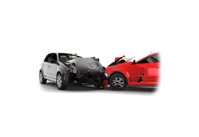 Front car crash transparent background