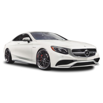 White Mercedes Benz S63 AMG Car