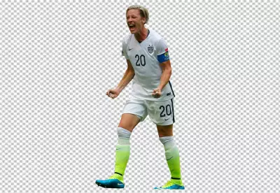 USA Women Football Player Abby Wambach feeling so happy