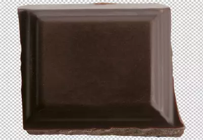 Chocolate tile pieces covered in chocolate powder