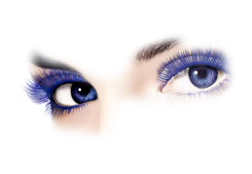 Blue eyes icon Cartoon of blue eyes vector icon for web design isolated