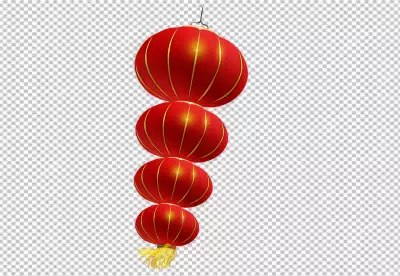 Chinese festival paper lantern Holiday chinese element