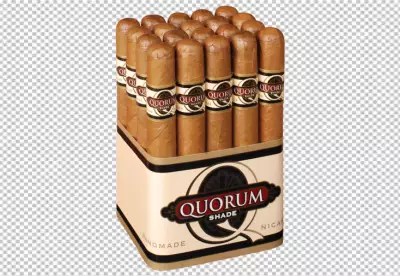 Burning cigarette on PNG background