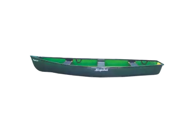 Green color fishing boat
