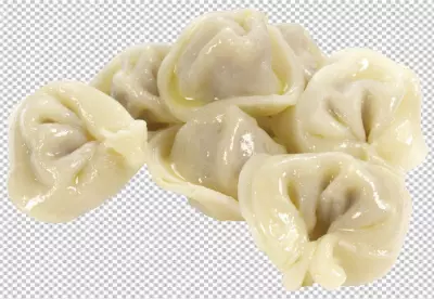 Delicious Pan Fried Shrimp isolated on transparent background