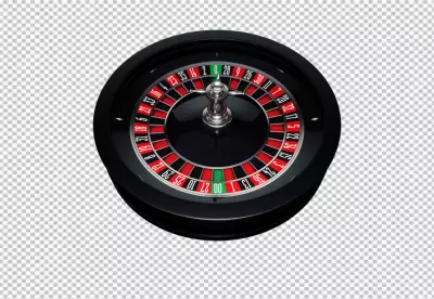 A large black clock with a red and green dice on it