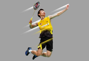 Asian Badminton player