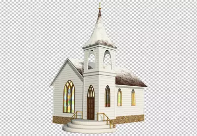 Hancu Monastery and church among greenery