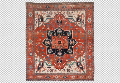 Hand woven antique Turkish carpet |