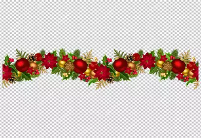 Frame balls mistletoe