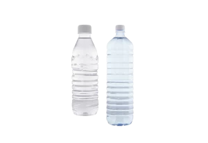 Plastic bottle of water