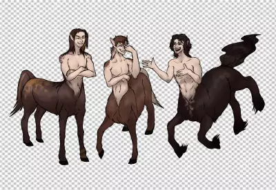 Centaur Greek Mythological Flat Warrior PNG