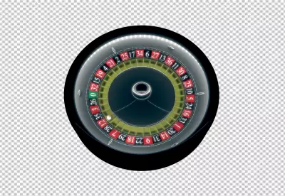 realistic casino roulette wheel top view isolated transparent png