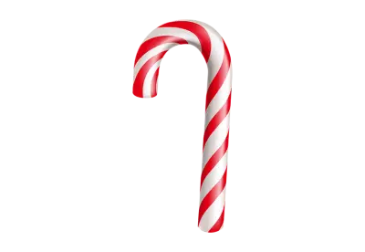candy cane isolated on png