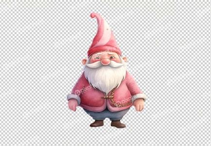 Pink santa claus | Santa Claus looking at me