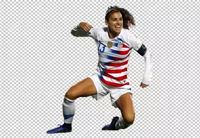USA Women Football Player Alex Morgan so so so heppy
