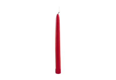Round cylindrical candle with burning flames  PNG