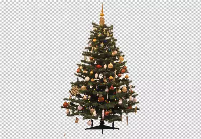 Gradient christmas trees collection PNGBG