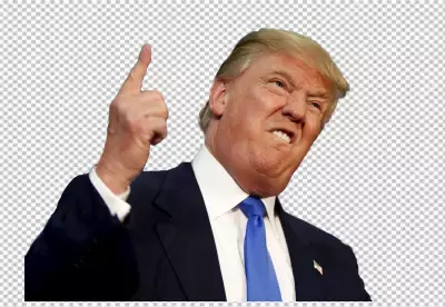 U.S. President trump funny face
