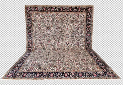 Top view of religious textile