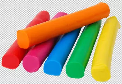 Big size Six chalk transparent background 