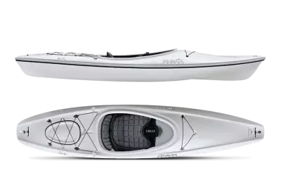 White boat side ant top view png