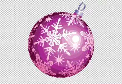 A pair of glass ornaments from the collection