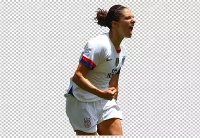 USA Women Football Player Carli Lloyd so so so happy