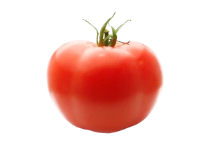 A Ripe red tomato
