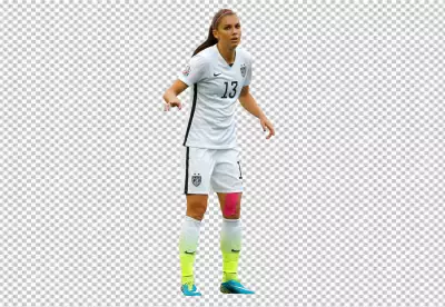 USA Women Foodball player Alex Morgan not understanding what she doing