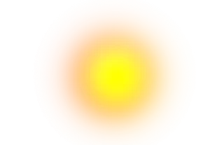 yellow sun a flash a soft glow without departing rays star flashed with sparkles