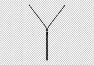 Zipper is closed with the teeth of the zipper halves interlocking precisely