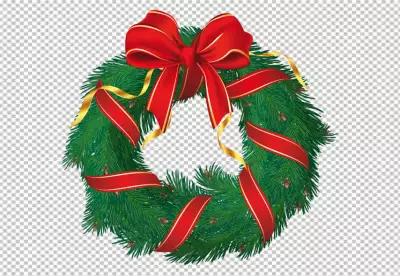 A wreath with a wreath that says quot christmas