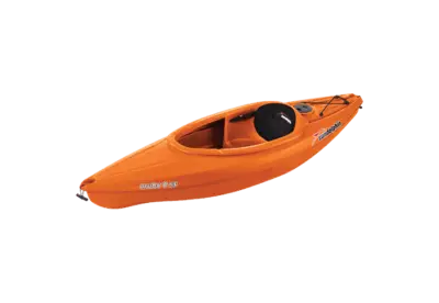 Orange color boat PNG