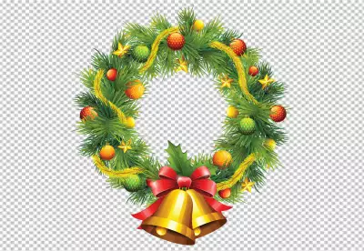 Christmas Wreath Hanger watercolor