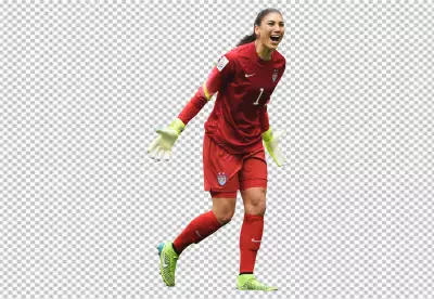 USA Women Football Player Hope Solo so so happy