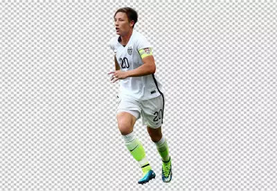 USA Women Football Player Abby Wambach Sharing behind the football