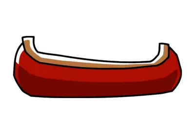 Red color boat illustration 