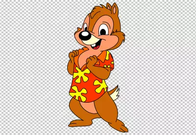 Cheerful Cartoon Squirrel 