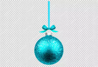 New Year festival ornament balls  decoration on clean png background luxury glass ball elements for Christmas png