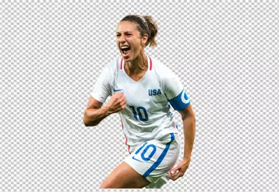 USA Women Football Player Carli Lloyd lukes happy