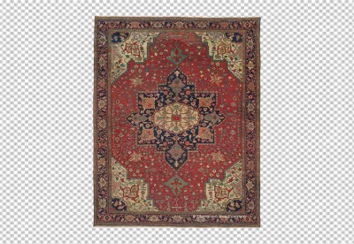 Rug runners isolated on transparent background png